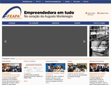 Tablet Screenshot of feapa.com.br